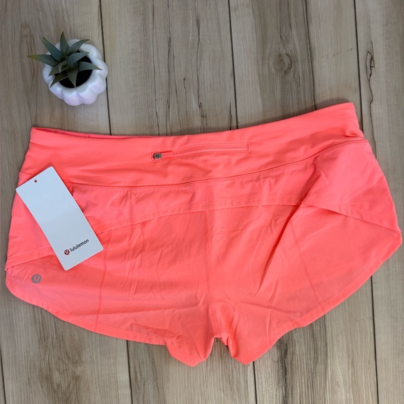 Lululemon Speed Up LR Shorts Sunset Size 12 NWT - Picture 2 of 8